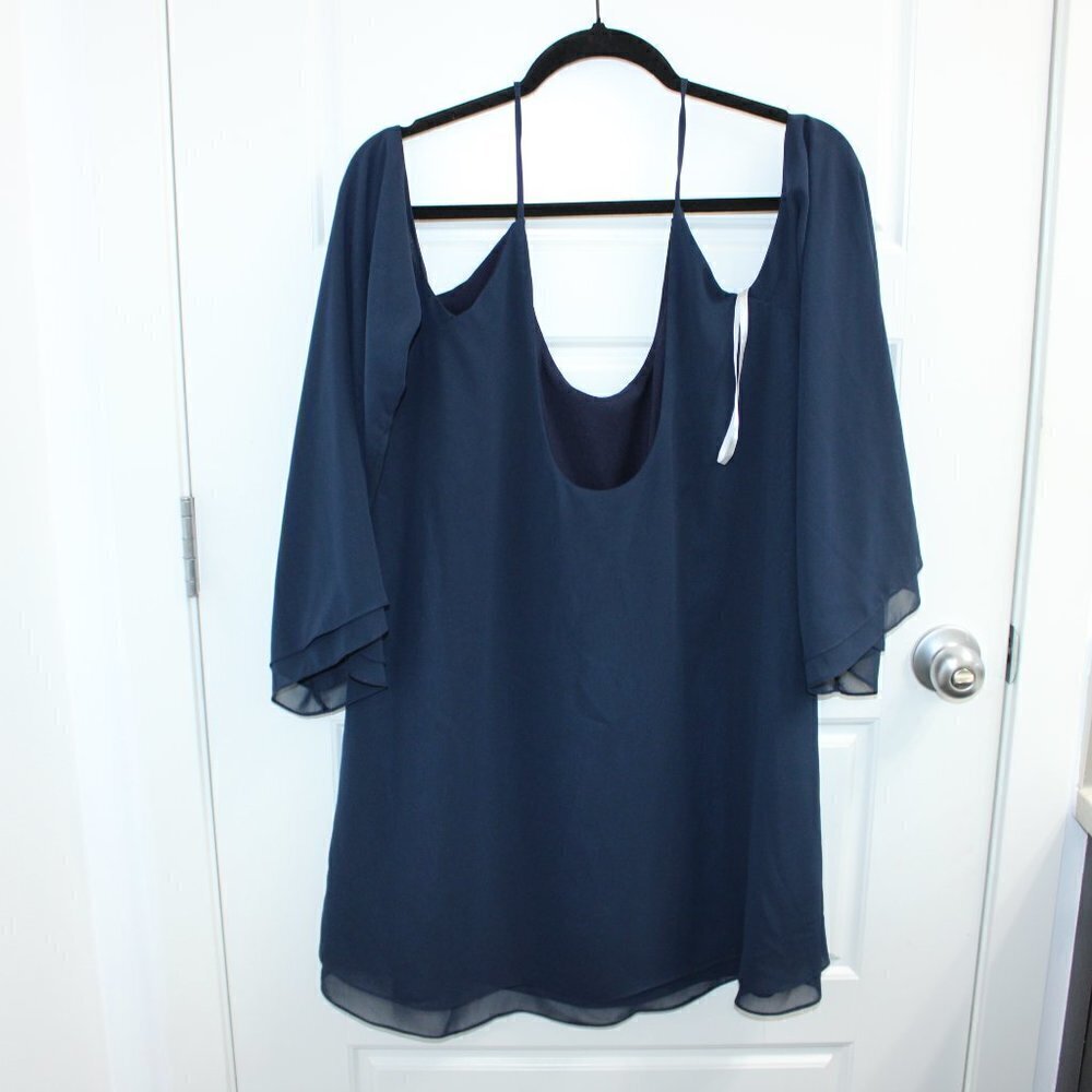 Lovers and Friends Lucy Dress Size Large Navy Revolve - Picture 2 of 4
